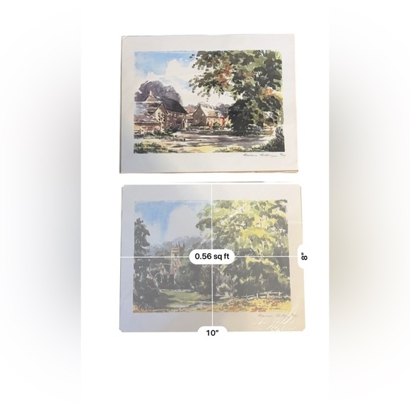 Vtg Watercolor Barbara Butcher English Countryside Numbered & Signed Art Prints - Picture 9 of 10